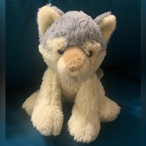 Aurora World Wolf Plush Stuffed Animal Toy 13” Sitting - Picture 1 of 7